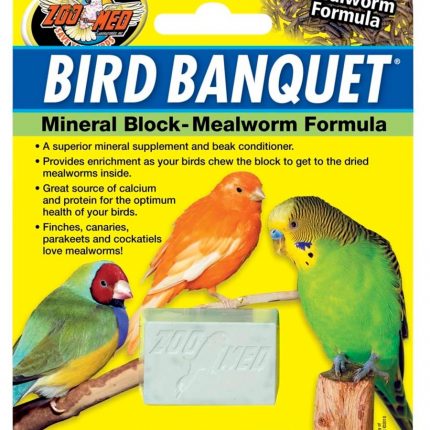 Zoo Med Mineral Block with Mealworms