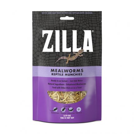Zilla Reptile Munchies Mealworm Food 3.75oz