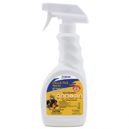 Zodiac Flea & Tick Spray for Dogs, Cats, Puppies & Kittens