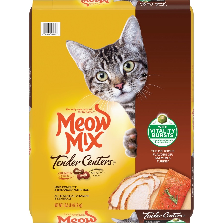 Meow-Mix Original Choice Dry Cat Food Chicken, Turkey, Salmon & Ocean Fish, 30 lb