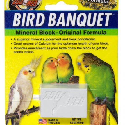 Zoo Med Bird Banquet Original Seed Formula Mineral Block