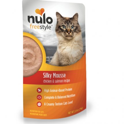 Nulo Freestyle Silky Mousse Cat Food Topper Chicken & Salmon, 2.8 oz