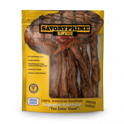 Savory Prime Supreme Rawhide Retriever Roll Beef, 4.8 oz, 7 pk