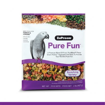 ZuPreem Pure Fun Bird Food Parrots & Conures, 2 lb