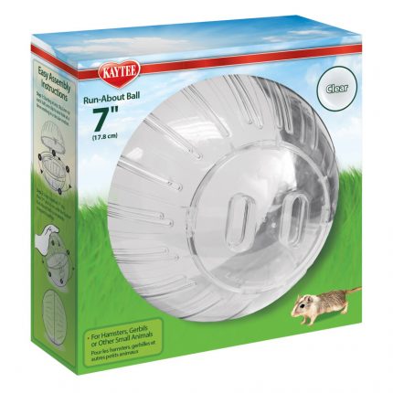 Kaytee Run-About Mini Exercise Ball Clear, 7 in