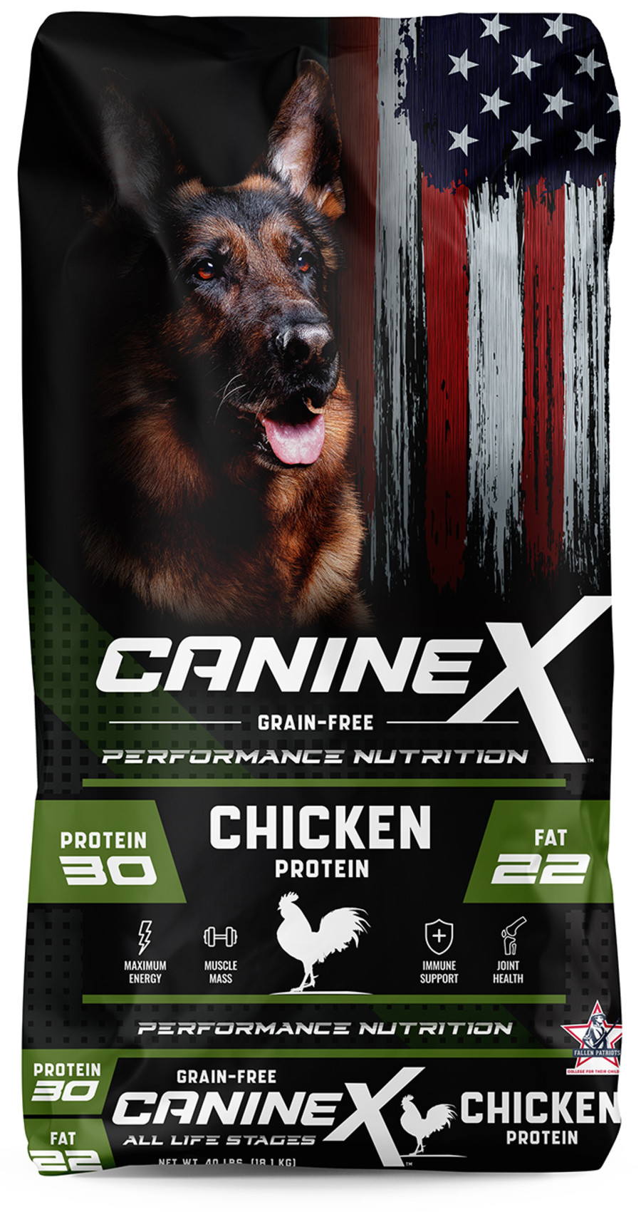 SPORTMIX CanineX Grain Free Performance Nutrition Dry Dog Food Chicken Protein, 40 lb