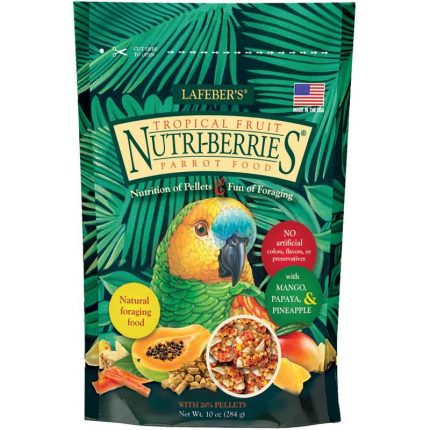 NUTRI-BERRIES – TROPICAL FRUIT – PARROT – 10 OZ
