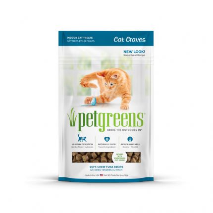 Pet Greens Cat Craves Semi-Moist Soft Cat Treats Tuna, 1ea/3 oz