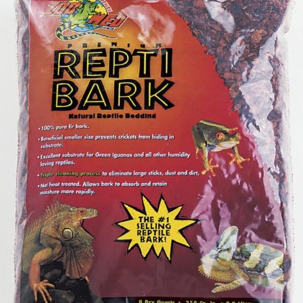 Zoo Med Premium ReptiBark Bedding Substrate Brown, 8 qt