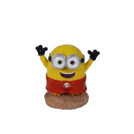 Penn-Plax Minions Beach Buddies Aquarium Ornament Bob, Mini