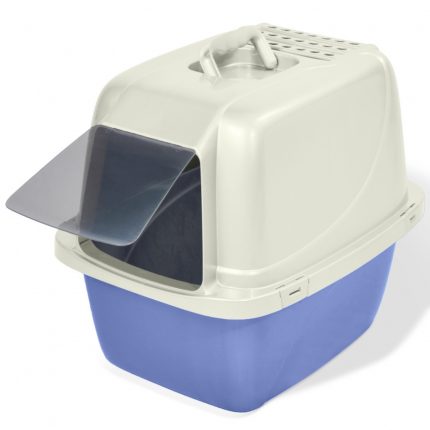 Van Ness Plastics Enclosed Cat Litter Box White, LG