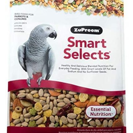 ZuPreem Smart Selects Bird Food Parrots & Conures, 4 lb