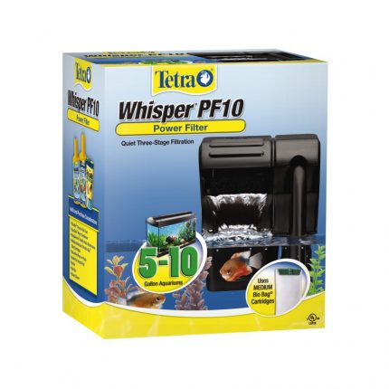 Tetra Whisper PF 10 Power Filter Black, 90 GPH