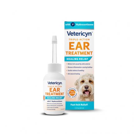 Vetericyn Triple-Action Ear Treatment Healing Relief 1.5 oz