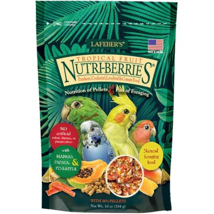 Lafeber's Tropical Fruit Nutri-Berries Keet, Tiel, Lovebird & Conure Food