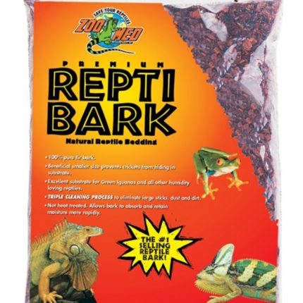 Zoo Med Premium ReptiBark Bedding Substrate Brown, 14 qt