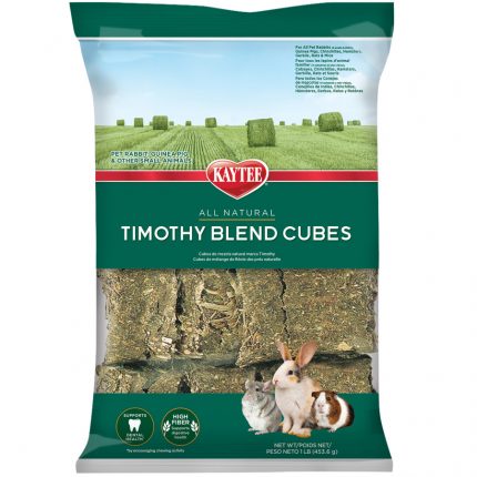 Kaytee Timothy Blend Cubes Small Animal Treat 1lb