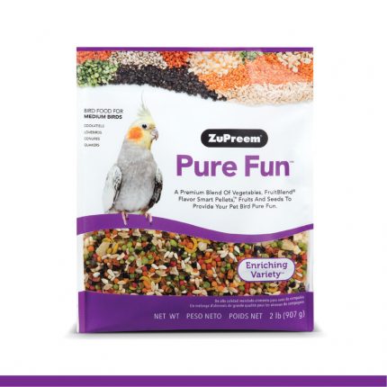 ZuPreem Pure Fun Bird Food for Medium Birds 2lb