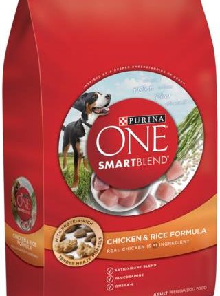Purina One SmartBlend Chicken & Rice Dog 8 lb