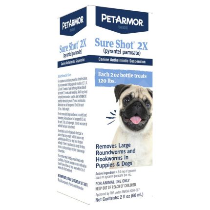 Pet Armor 2X Liquid Wormer Dog 2 oz