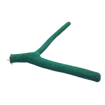A & E Cages Forked Sand Covered Bird Perch 1ea/MD, 10 in