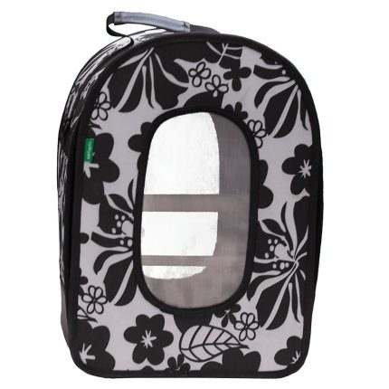 A & E Cages Happy Beaks Soft Sided Voyager Bird Carrier Black, 1ea/LG